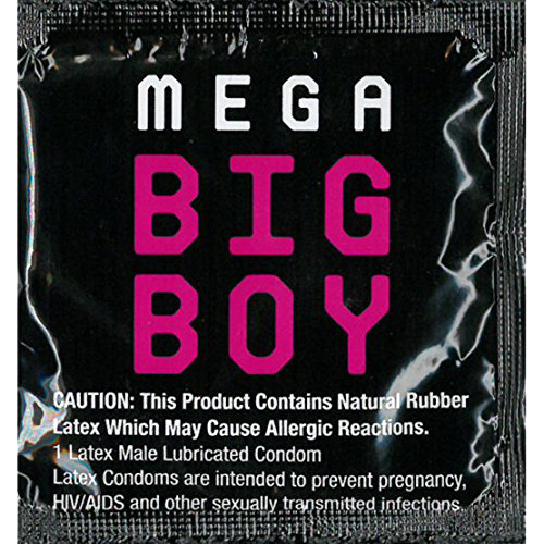 Beyond Seven Mega Big Boy Extra Large Lubricated Latex Condoms
