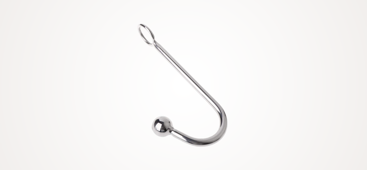 Anal Hook Ball Stainless Steel Adult Sex Toy for Couple 