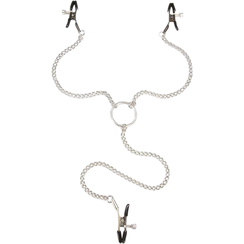 Bondage Boutique Adjustable Nipple Clamps And Clit Clamp