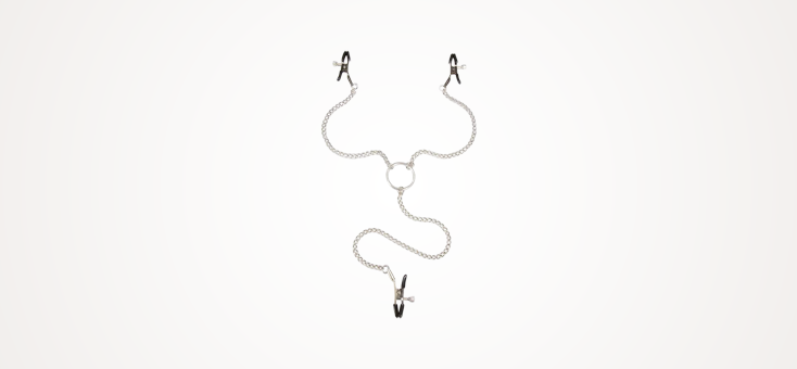 Bondage Boutique Adjustable Nipple Clamps And Clit Clamp