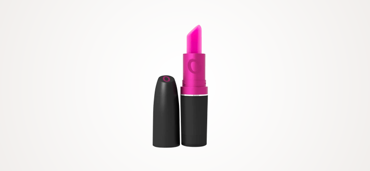 Bushman Products My Secret Screaming O Vibrating Black and Pink Lipstick