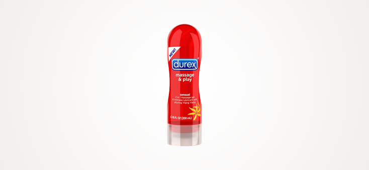 Durex 2 in1 Massage & Play Sensual Lubricant 6.8 fl oz