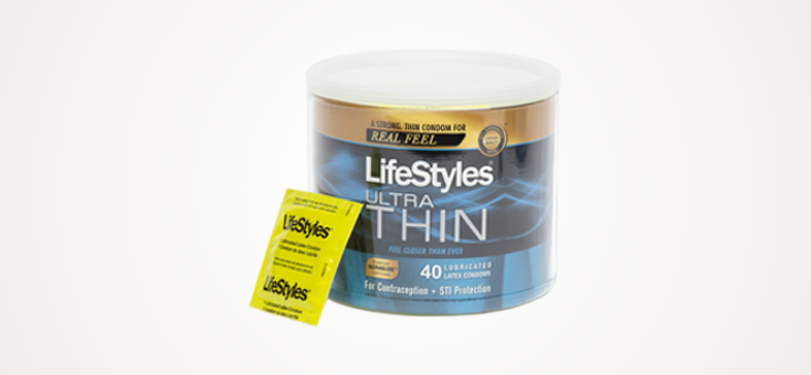 LifeStyles Ultra-Thin Lubricated Condoms