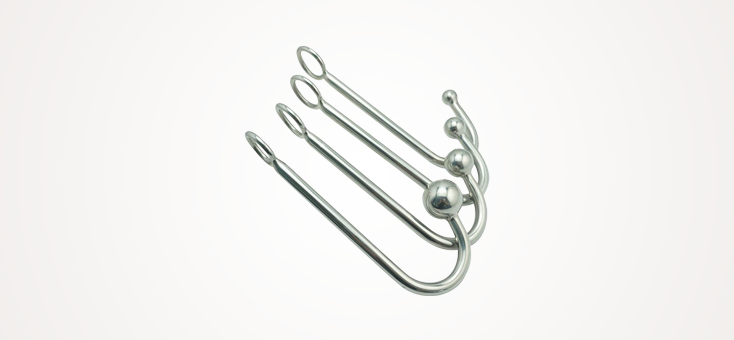 Stainless Steel Metal Hook with Ball Hole Massager Handheld