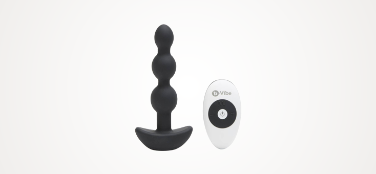 B-Vibe Triplet Rechargeable Remote Control Vibrating Anal Beads