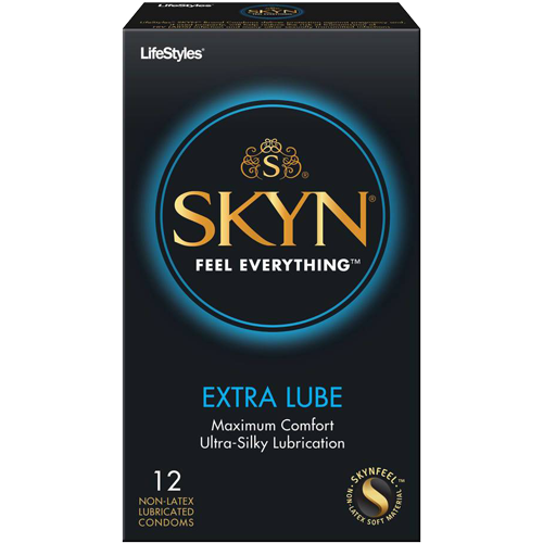 LifeStyles SKYN Extra Lubricated Non-Latex Condoms (12 Count)