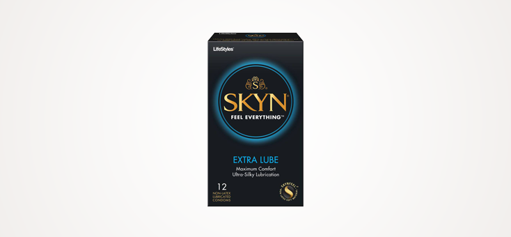LifeStyles SKYN Extra Lubricated Non-Latex Condoms (12 Count)
