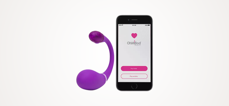 OhMiBod Esca 2 App Controlled Wearable Love Egg Vibrator