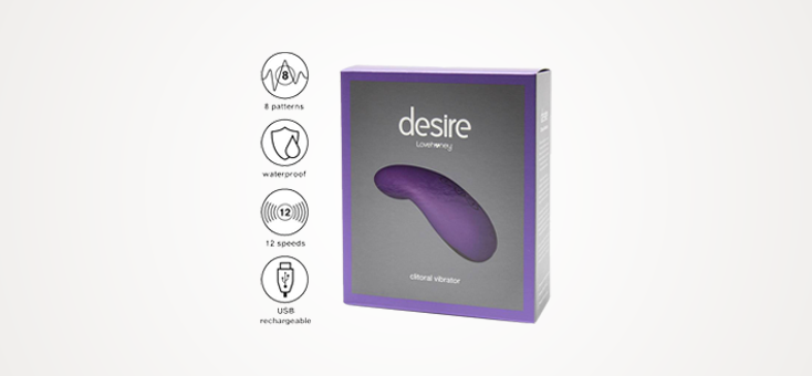 Desire Luxury Rechargeable Clitoral Vibrator