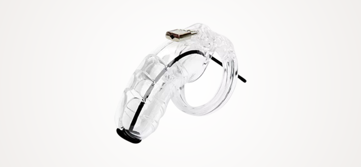 Man Cage Medium Chastity Cage with Silicone Urethral Sound