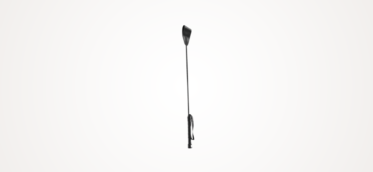 Rouge's Classic Riding Crop In Black