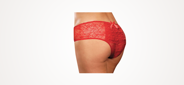  Irresistible Crotchless Lace Panty