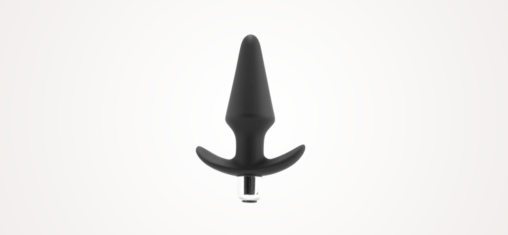 Luxe Discover Vibrating Silicone Butt Plug 