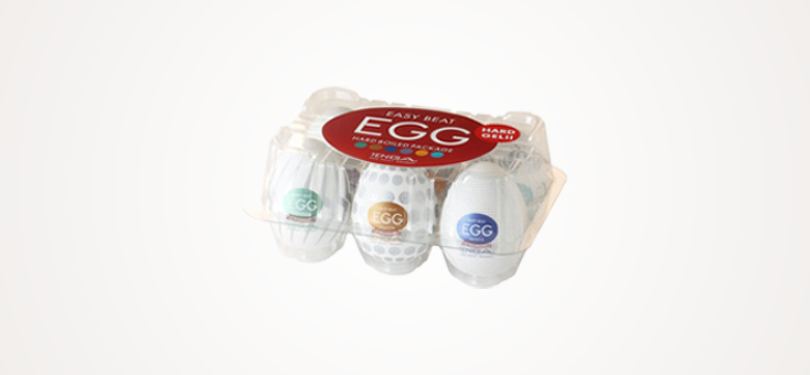 Tenga Easy Beat Egg Male Masturbator Hard-Boiled Eggs Variety Pack
