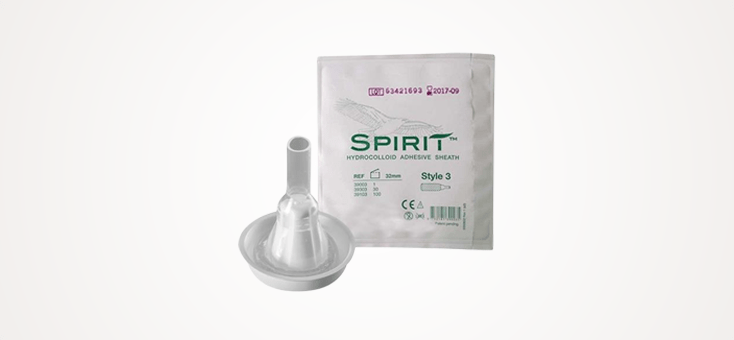 3 - Pack Spirit Condom Catheters Hydrocolloid Sheath	