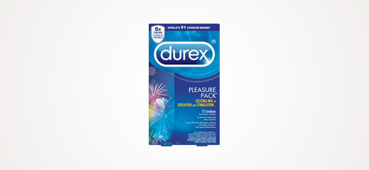 Durex Pleasure Pack Assorted Condoms (12 Count)
