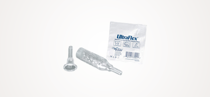 Male External Condom Catheter 29mm Rochester UltraFlex, Self Adhering Silicone