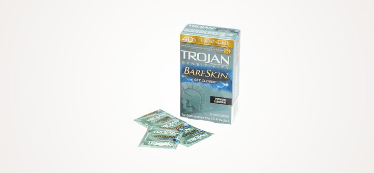 Trojan Sensitivity BareSkin Thin Condoms ( 10 count)