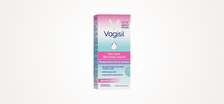 Vagisil Prohydrate Internal Vaginal Moisturizer, Gel & Lubricant for Women, Gynecologist Tested, 8 Count- Pack of 1 