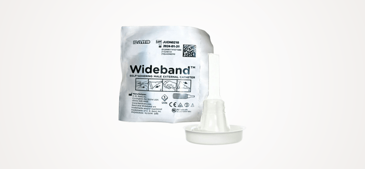 Wideband Condom External Catheters